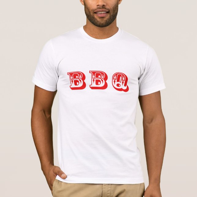 Men's BBQ T-Shirt (Front)