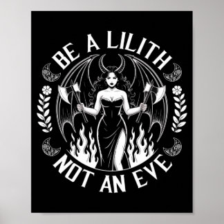 Mens Be A Lilith Not An Eve Halloween Day Of Poster