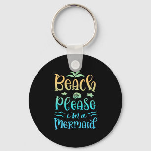 Mens beach funny mermaid pun clothing women summer key ring