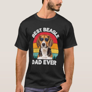 Mens Beagle Dad Vintage Cute Beagle Dog  Owner  Me T-Shirt