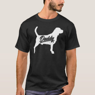 Mens Beagle Daddy Dog Owner Papa Fathers Of Beagle T-Shirt