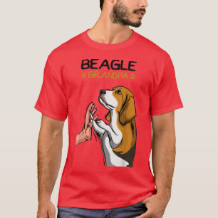 Mens Beagle Grandpa Dog Dad  T-Shirt