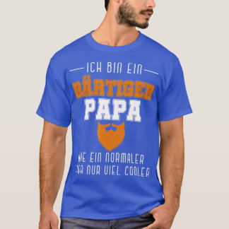 Mens Bearded Dad Funny Beard Carrier Father T-Shirt