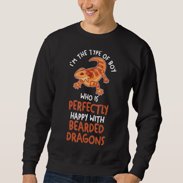 Mens Bearded Dragon Sweatshirt (Front)