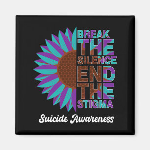 Mens Beautiful Suicide Prevention Awareness Magnet
