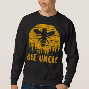 Mens Bee Vintage Beekeeper Keeping Bee Uncle Fathe Sweatshirt