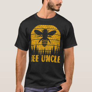 Mens Bee Vintage Beekeeper Keeping Bee Uncle Fathe T-Shirt