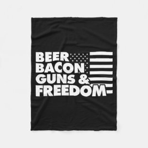 Mens Beer Bacon S And Dom Performance Fleece Blanket
