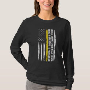Mens Being A Dispatcher Grandpa Grandpa Dispatch O T-Shirt