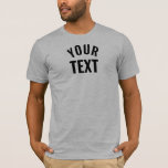 Mens Bella Canvas Short Sleeve Heather Grey T-Shirt<br><div class="desc">Add Your Text Here Template Mens Heather Grey Colour Bella Canvas Short Sleeve T-Shirt.</div>