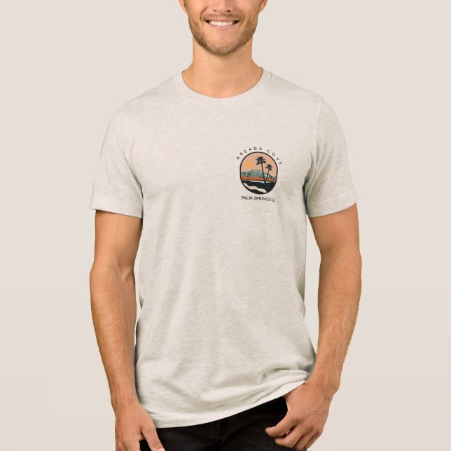 Men's Bella+Canvas Tri-blend T-Shirt Shirt (Front)