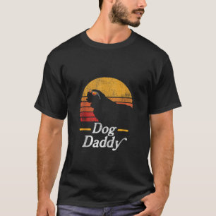 Mens Bernard Dog Daddy Sunglasses Graphic Father s T-Shirt