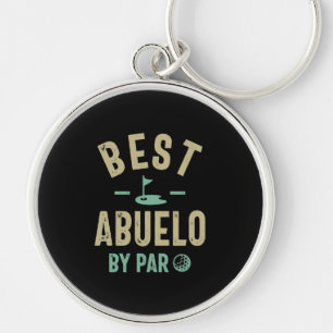 Mens Best Abuelo By Par Grandfather Key Ring