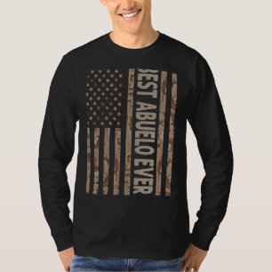 Mens Best Abuelo Ever Us American Flag Grandpa F T-Shirt