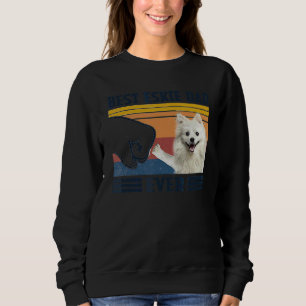 Mens Best American Eskimo Dog Dad Ever  Dog  Fathe Sweatshirt