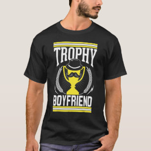 Mens Best Bearded Boyfriend Trophy Moustache 1 T-Shirt