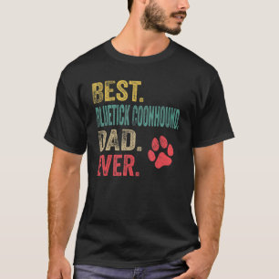 Mens Best Bluetick Coonhound Dad ever Vintage Fath T-Shirt