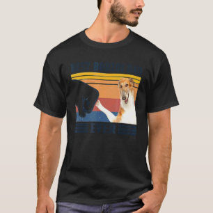 Mens Best Borzoi Dad Ever Dog Father's Day T-Shirt
