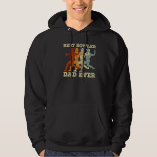Mens Best Bowler Dad Ever Quote For Your Cricket D Hoodie