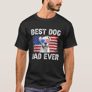 Mens Best Boxer Dad Ever American Flag 4Th Of July T-Shirt