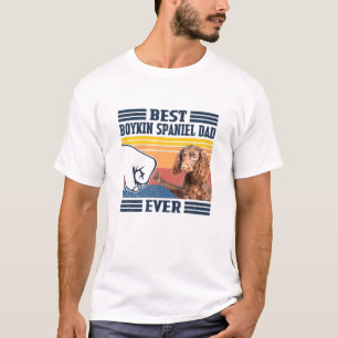 Mens Best Boykin Spaniel Dad Ever Funny Dog Lover T-Shirt