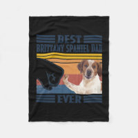 Mens Best Brittany Spaniel Dad Ever Funny Dog