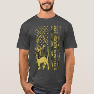 Mens Best Buckin Nana Ever Deer Hunting Bucking Ch T-Shirt