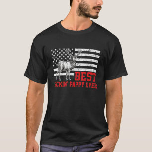 Mens Best Buckin Pappy Ever Deer Hunting Fathers D T-Shirt