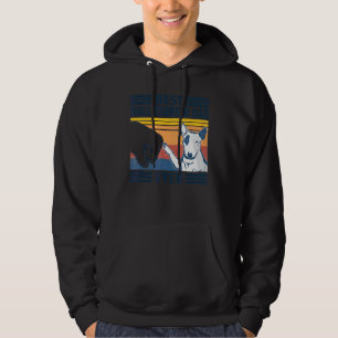 Mens Best Bull Terrier Dad Ever  Dog  Father's Day Hoodie