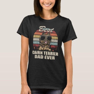Mens Best Cairn Terrier Dad Ever Father's Day Cool T-Shirt