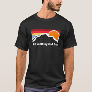 Mens Best Camping Dad Ever Camper Fathers Day T-Shirt
