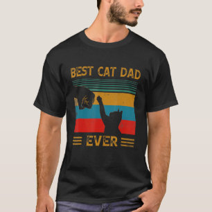 Mens Best Cat Dad Ever   Cat Dad Father T-Shirt