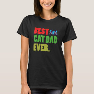 Mens Best Cat Dad Ever Cat Daddy Father Father's D T-Shirt