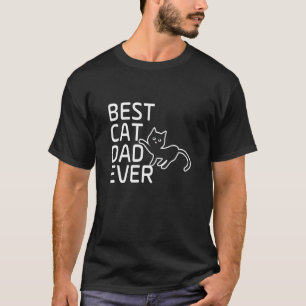 Mens Best Cat Dad Ever Cat Daddy Father T-Shirt