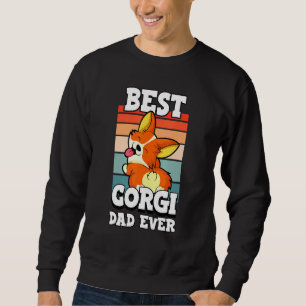 Mens Best Corgi Dad Ever Dog Puppy Boy Sweatshirt