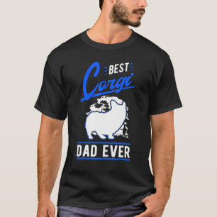 Mens Best Corgi Dad Ever T-Shirt