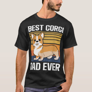 Mens Best Corgi Dad Ever T-Shirt