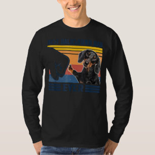 Mens Best Dachshund Dad Ever Dog Father's Day T-Shirt