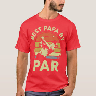 Mens Best Dad By Par Golf Lover Gifts Funny Father T-Shirt