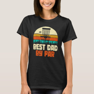 Mens Best Dad By Par  Retro Vintage Golf Father's  T-Shirt