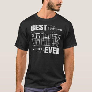 Mens Best Dad Ever Guitar Chord Guitarist Dad Fath T-Shirt