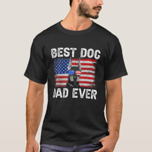 Mens Best Doberman Dad Ever American Flag 4Th Of J T-Shirt