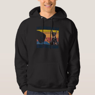 Mens Best Doberman Dad Ever  Dog  Father's Day Hoodie