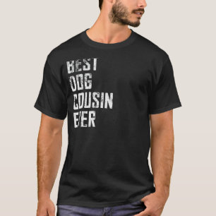 Mens Best Dog Cousin Ever  Vintage Father Day T-Shirt