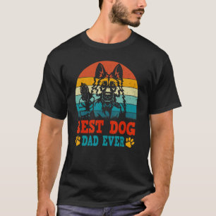Mens Best Dog Dad Ever German Shepherd Dog 1 T-Shirt