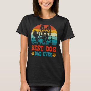 Mens Best Dog Dad Ever German Shepherd Dog 1 T-Shirt