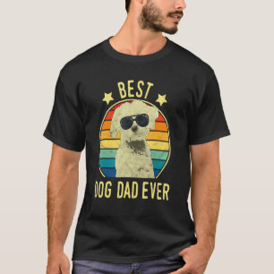 Mens Best Dog Dad Ever Maltese Father's Day T-Shirt