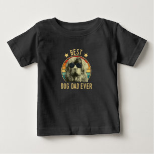 Mens Best Dog Dad Ever Newfoundland Fars Day Baby T-Shirt