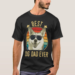 Mens Best Dog Dad Ever Pembroke Welsh Corgi Father T-Shirt
