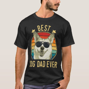 Mens Best Dog Dad Ever Pembroke Welsh Corgi Father T-Shirt